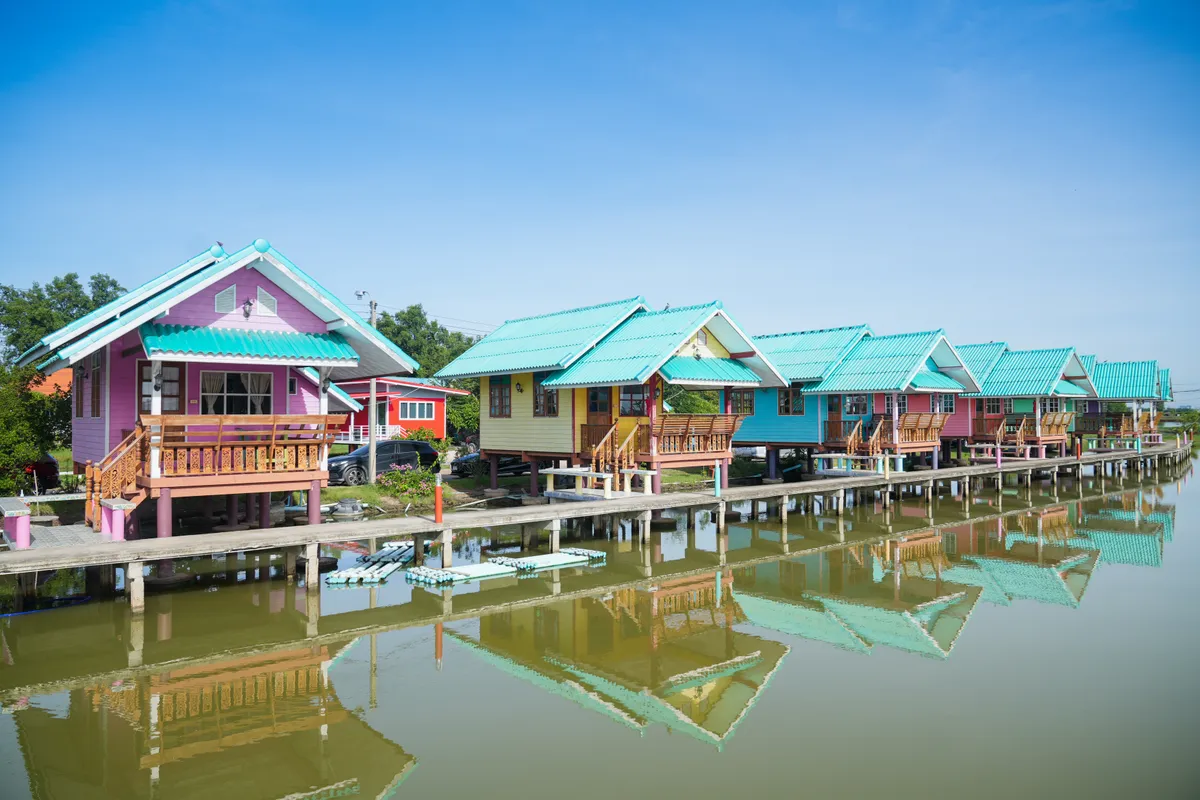 บ้านพักวิวทะเลสาบ บรรยากาศสงบและเป็นส่วนตัว บ้านคลองโคนรีสอร์ท