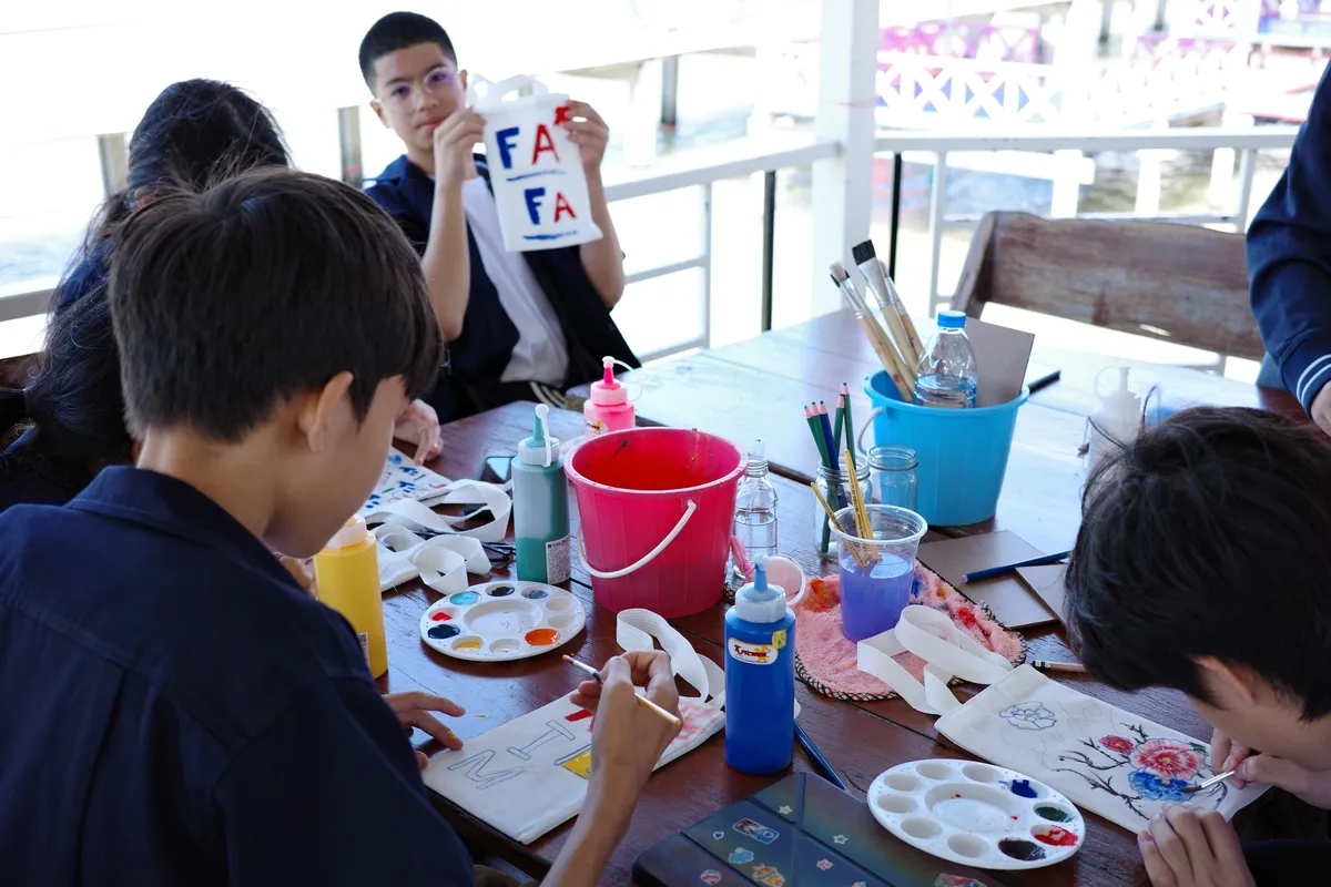 ค่ายศิลปะระบายสีถุงผ้ารักษ์โลก